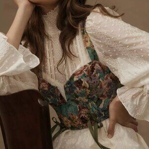 NWT By Anthropologie Tapestry Corset